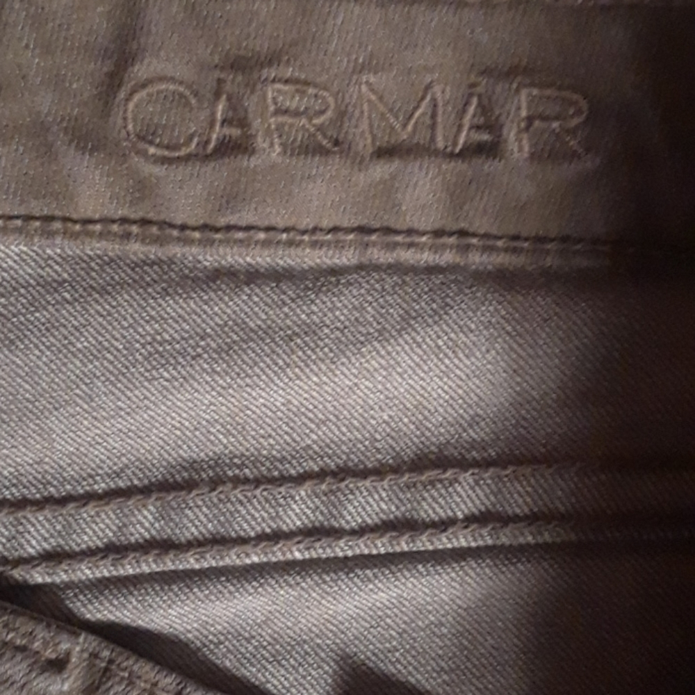 NWOT, CARMAR skinny jeans, 27, khaki… - Picture 4 of 4